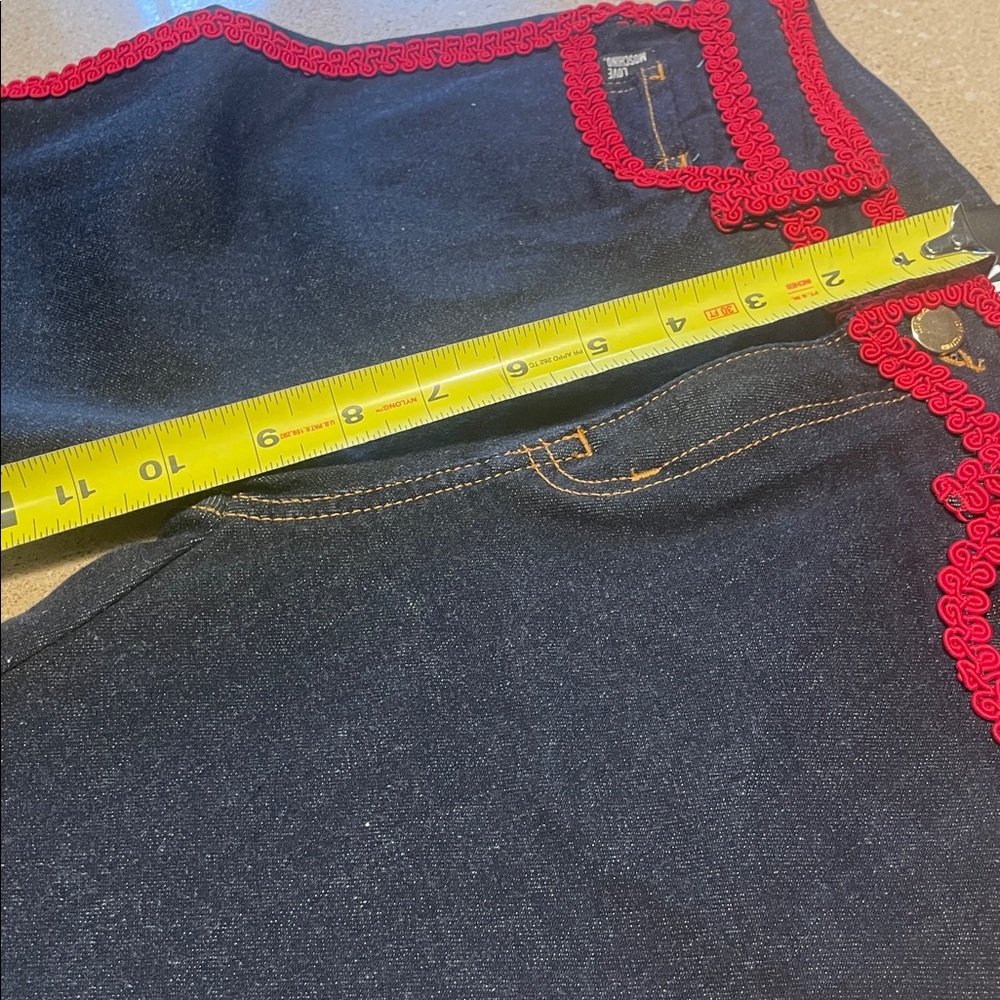 Moschino Dark Denim with Red Stitching - Picture 11 of 16